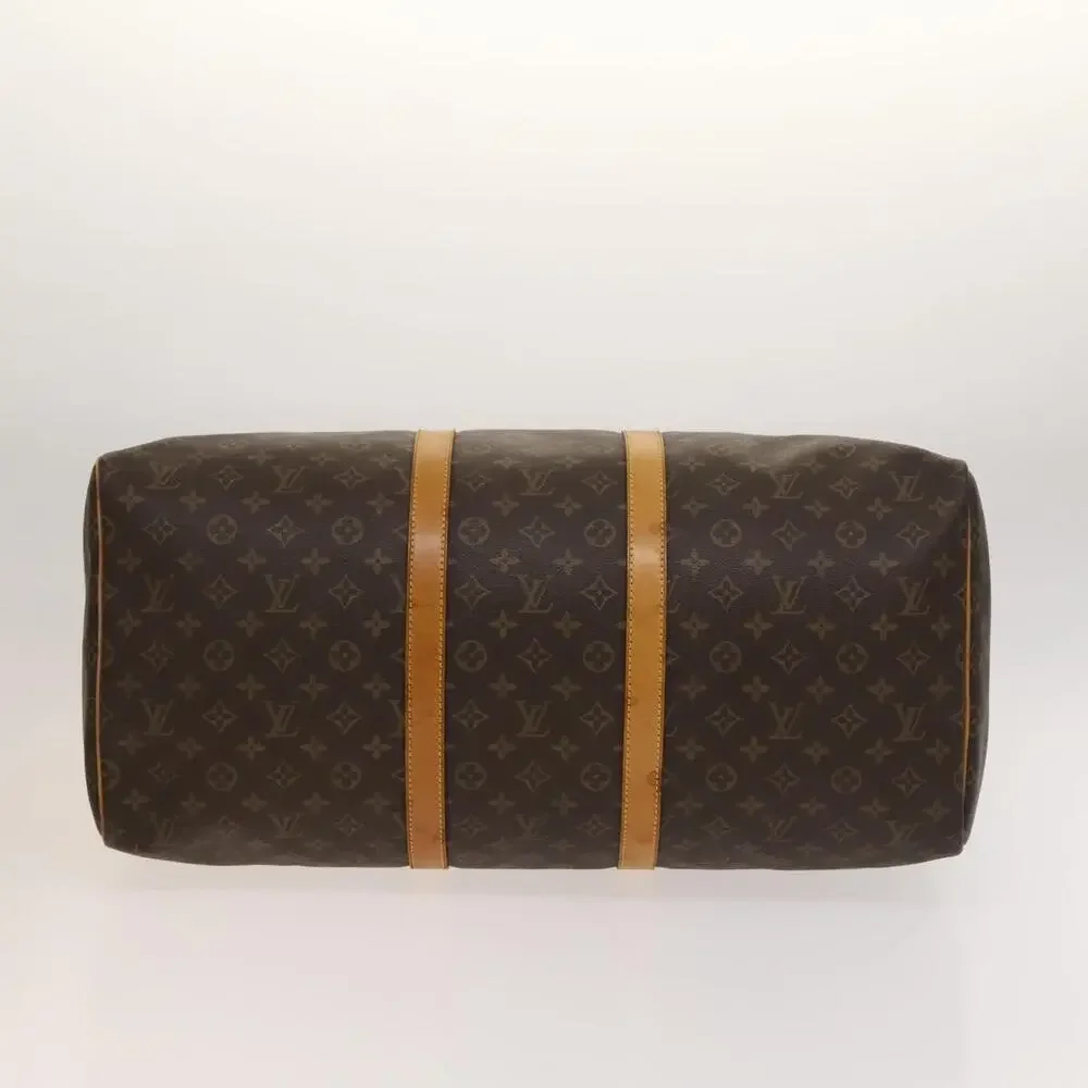LOUIS VUITTON Monogram Keepall 55 Boston Bag M41424